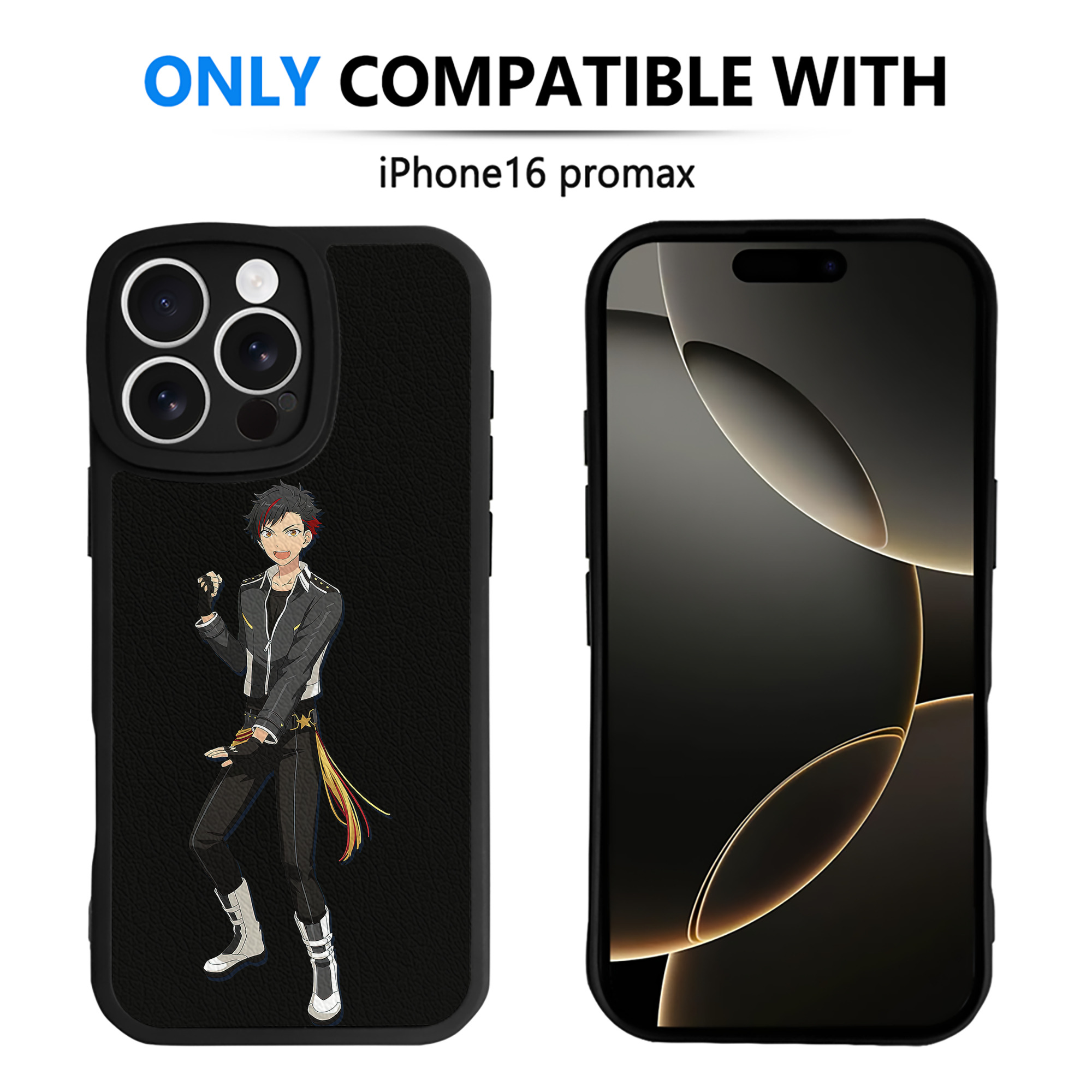 （画像用） あんさんぶるスターズ! Ensemble Stars 【iPhone 16シリーズ対応】シリコンスマホケース（レザー調） 材質：シリコン